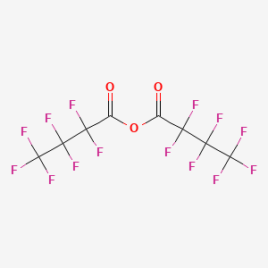 2,2,3,3,4,4,4-Heptafluorobutanoic anhydride chemical structure (CAS 336-59-4)