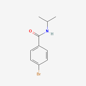 4-Bromo-N-isopropylbenzamide chemical structure (CAS 336182-29-7)