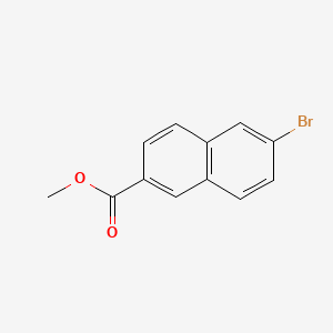 Methyl 6-bromo-2-naphthoate chemical structure (CAS 33626-98-1)