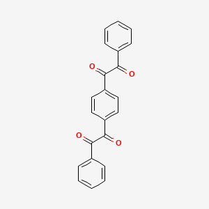 2,2'-(1,4-Phenylene)bis(1-phenylethane-1,2-dione) chemical structure (CAS 3363-97-1)
