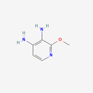 2-Methoxypyridine-3,4-diamine chemical structure (CAS 33631-04-8)