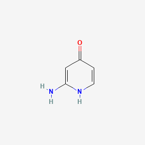 2-Aminopyridin-4-ol chemical structure (CAS 33631-05-9)