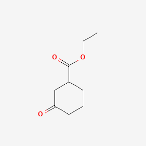 Ethyl 3-oxocyclohexane-1-carboxylate chemical structure (CAS 33668-25-6)