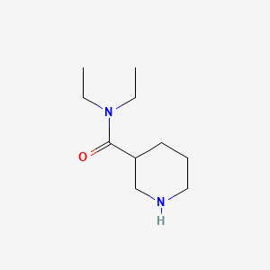 N,N-Diethylpiperidine-3-carboxamide chemical structure (CAS 3367-95-1)