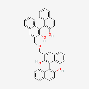 (1S,1''S)-3,3''-[oxybis(methylene)]bis-[1,1'-Binaphthalene]-2,2'-diol chemical structure (CAS 336800-79-4)