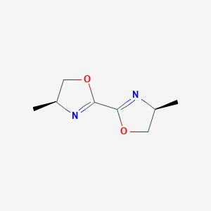 (S,S)-4,4-Dimethyl-4,5,4',5'-tetrahydro [2.2]bioxazolyl chemical structure (CAS 336884-31-2)