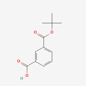 3-(tert-Butoxycarbonyl)benzoic acid chemical structure (CAS 33704-19-7)