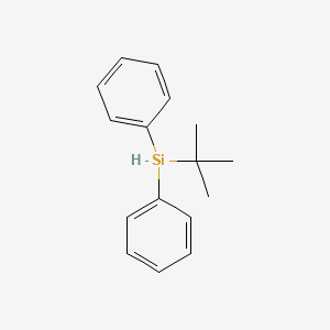 tert-Butyldiphenylsilane chemical structure (CAS 33729-92-9)
