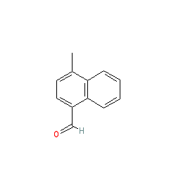 4-Methyl-1-naphthaldehyde chemical structure (CAS 33738-48-6)