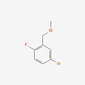 4-Bromo-1-fluoro-2-(methoxymethyl)benzene chemical structure (CAS 337535-43-0)