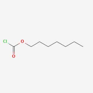 Heptyl carbonochloridate chemical structure (CAS 33758-34-8)