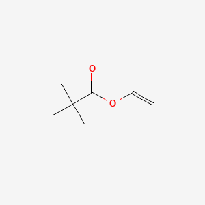 Ethenyl 2,2-dimethylpropanoate chemical structure (CAS 3377-92-2)