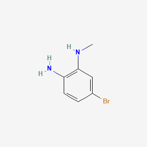 5-Bromo-N1-methylbenzene-1,2-diamine chemical structure (CAS 337915-79-4)