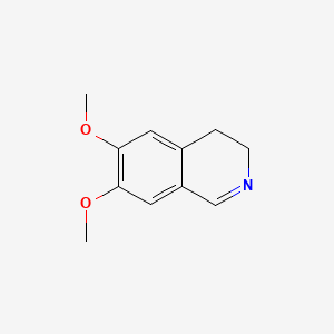 6,7-Dimethoxy-3,4-dihydroisoquinoline chemical structure (CAS 3382-18-1)