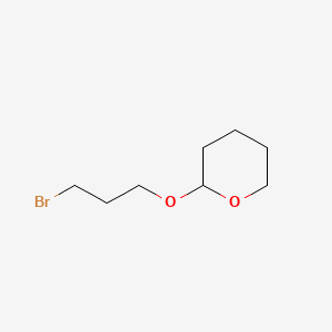 2-(3-Bromopropoxy)tetrahydro-2H-pyran chemical structure (CAS 33821-94-2)