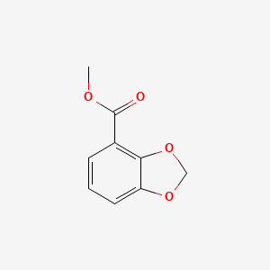 Methyl benzo[d][1,3]dioxole-4-carboxylate chemical structure (CAS 33842-16-9)
