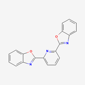 2,6-Bis(benzo[d]oxazol-2-yl)pyridine chemical structure (CAS 33858-36-5)