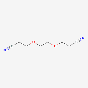 Ethyleneglycolbis(propionitrile)ether chemical structure (CAS 3386-87-6)