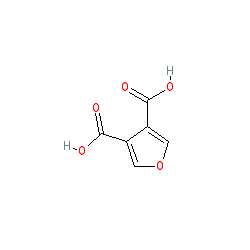 3,4-Furandicarboxylic Acid chemical structure (CAS 3387-26-6)