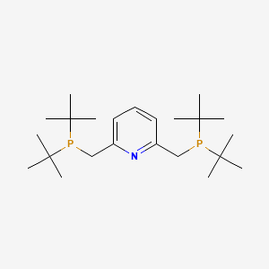 2,6-Bis((di-tert-butylphosphino)methyl)pyridine chemical structure (CAS 338800-13-8)