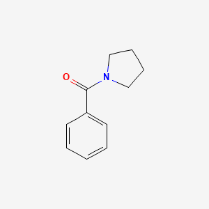 Phenyl(pyrrolidin-1-yl)methanone chemical structure (CAS 3389-54-6)