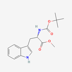 Boc-Trp-OMe chemical structure (CAS 33900-28-6)