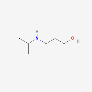 3-(Isopropylamino)propan-1-ol chemical structure (CAS 33918-15-9)