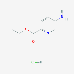 Ethyl 5-aminopicolinate hydrochloride chemical structure (CAS 33919-66-3)