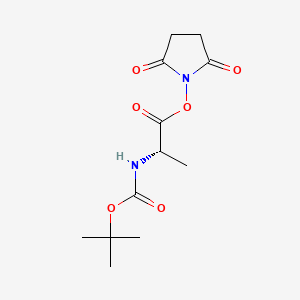 Boc-Ala-Osu chemical structure (CAS 3392-05-0)
