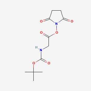Boc-Gly-OSu chemical structure (CAS 3392-07-2)