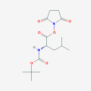 Boc-Leu-OSu chemical structure (CAS 3392-09-4)