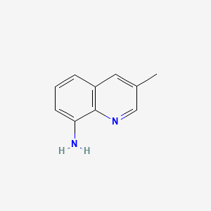 3-Methylquinolin-8-amine chemical structure (CAS 3393-71-3)