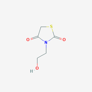 3-(2-Hydroxyethyl)thiazolidine-2,4-dione chemical structure (CAS 339363-22-3)