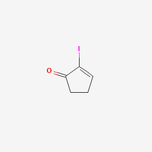 2-Iodocyclopent-2-enone chemical structure (CAS 33948-35-5)