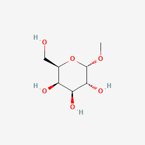 (2R,3R,4S,5R,6S)-2-(Hydroxymethyl)-6-methoxytetrahydro-2H-pyran-3,4,5-triol chemical structure (CAS 3396-99-4)