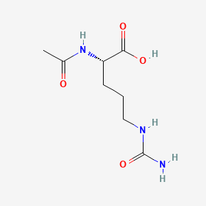 (S)-2-Acetamido-5-ureidopentanoic acid chemical structure (CAS 33965-42-3)