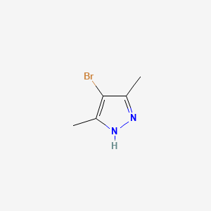 4-Bromo-3,5-dimethylpyrazole chemical structure (CAS 3398-16-1)