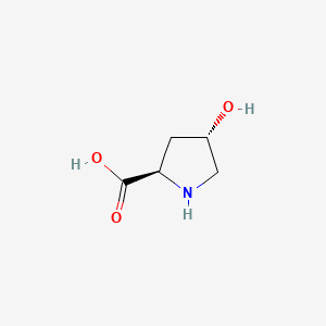 (2R,4S)-4-Hydroxypyrrolidine-2-carboxylic acid chemical structure (CAS 3398-22-9)