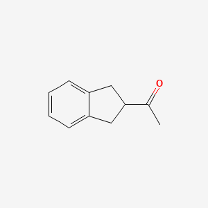 1-Indan-2-yl-ethanone chemical structure (CAS 33982-85-3)