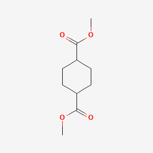 cis-Dimethyl cyclohexane-1,4-dicarboxylate chemical structure (CAS 3399-21-1)