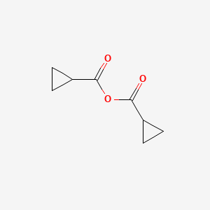 Cyclopropanecarboxylic anhydride chemical structure (CAS 33993-24-7)