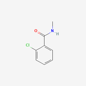 2-Chloro-N-methylbenzamide chemical structure (CAS 3400-31-5)
