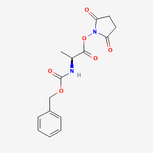 2,5-Dioxopyrrolidin-1-yl ((benzyloxy)carbonyl)-L-alaninate chemical structure (CAS 3401-36-3)
