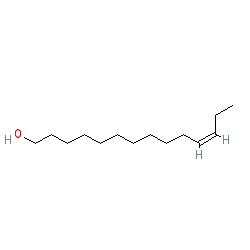 (Z)-Tetradec-11-en-1-ol chemical structure (CAS 34010-15-6)