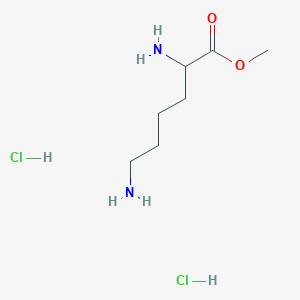 Methyl 2,6-diaminohexanoate dihydrochloride chemical structure (CAS 34015-48-0)