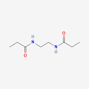 N,N'-(Ethane-1,2-diyl)dipropionamide chemical structure (CAS 3403-77-8)