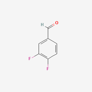 3,4-Difluorobenzaldehyde chemical structure (CAS 34036-07-2)