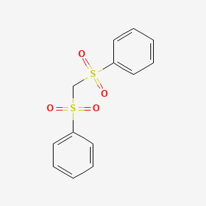 Bis(phenylsulfonyl)methane chemical structure (CAS 3406-02-8)