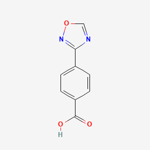 4-(1,2,4-Oxadiazol-3-yl)benzoic acid chemical structure (CAS 340736-83-6)