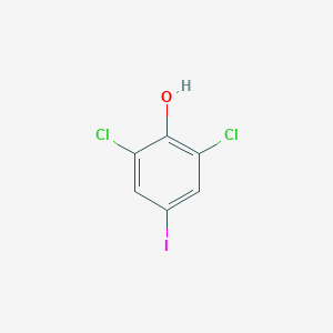 2,6-Dichloro-4-iodophenol chemical structure (CAS 34074-22-1)